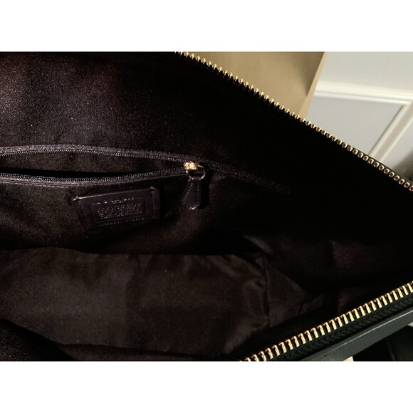 NWT COACH LEATHER GALLERY TOTE BAG - Picture 4 of 4